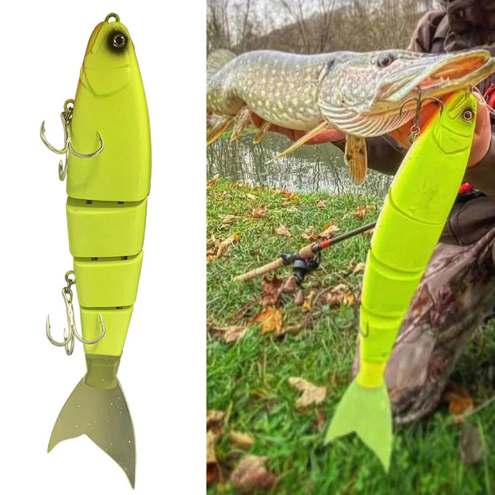 Swimbait Lure Jointed Floating Glide Giant Bait For Big Bass Catfish Musky Walleye Hard Lure GiantBait Balam245 Lure Fishing