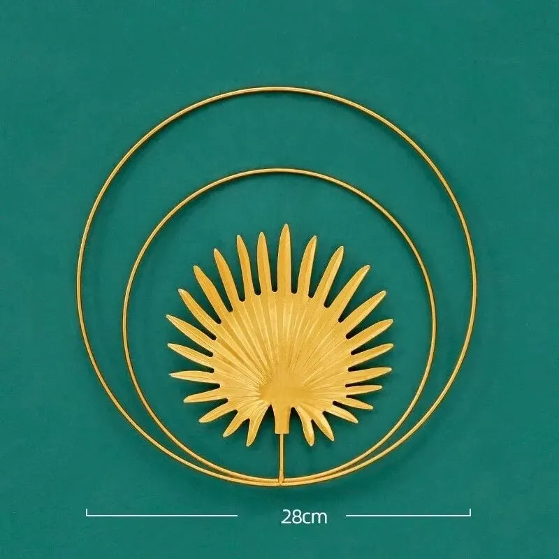 Home Living Room Wall Decorations, Wrought Iron Decorations, Room Bedroom Wall Hanging, Background Wall Decorations, Hanging PA