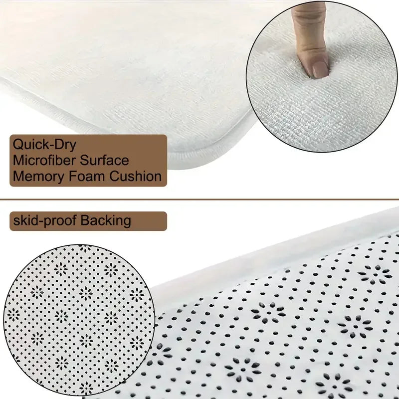 Kitten Cute Cat Kitchen Doormat Floor Mat Rug Carpet for Entryway Kitchen Anti-slip  Home Decor Accessory Halloween Gift