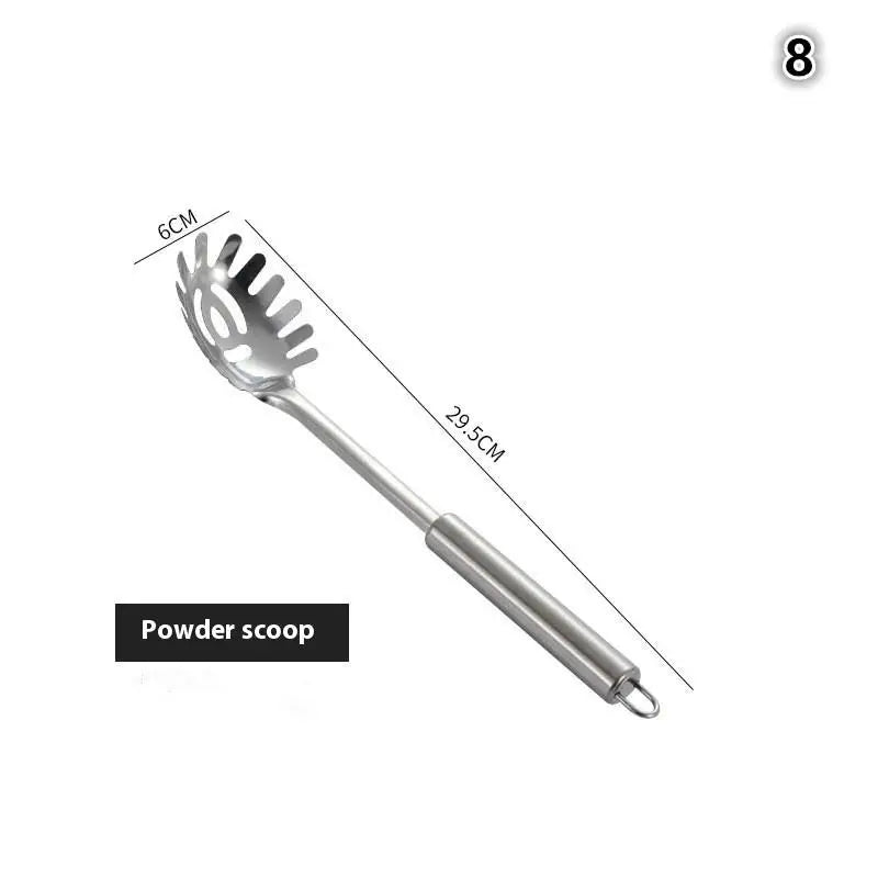 Kitchen Cookware Cooking Utensils Stainless Steel Shovel Soup Spoon Turner Utensils Dinnerware Cooking Tool Kitchen Gadgets