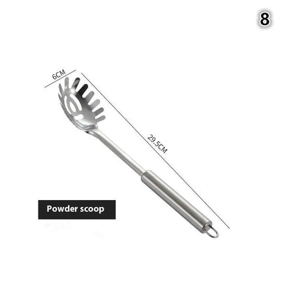 Kitchen Cookware Cooking Utensils Stainless Steel Shovel Soup Spoon Turner Utensils Dinnerware Cooking Tool Kitchen Gadgets