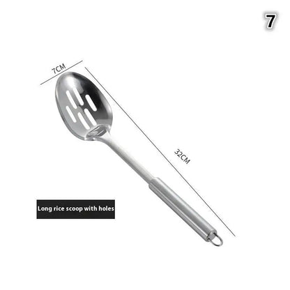 Kitchen Cookware Cooking Utensils Stainless Steel Shovel Soup Spoon Turner Utensils Dinnerware Cooking Tool Kitchen Gadgets