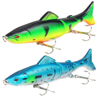 1Pc Swimbit Fishing Lure 3 Sections Joint Bait 130mm 18g Simulated Hard Fishing Bait Artificial Wobbler Bass Fishing Tackle