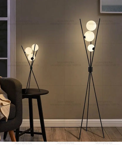 Ball Floor Lamp Living Room Lighting Designer Bedroom Sofa Environment Lamp Internet Celebrity Creative Floor Lamp Desktop Desk
