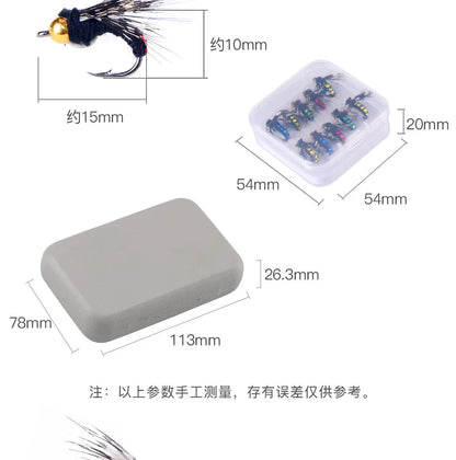 1pcs/5pcs/10pcs Sinking Wet Fly Fishing Lures Artificial Insects Hook Mosquito Micro Fly Flies Bait Bass Trout Lures Tackle