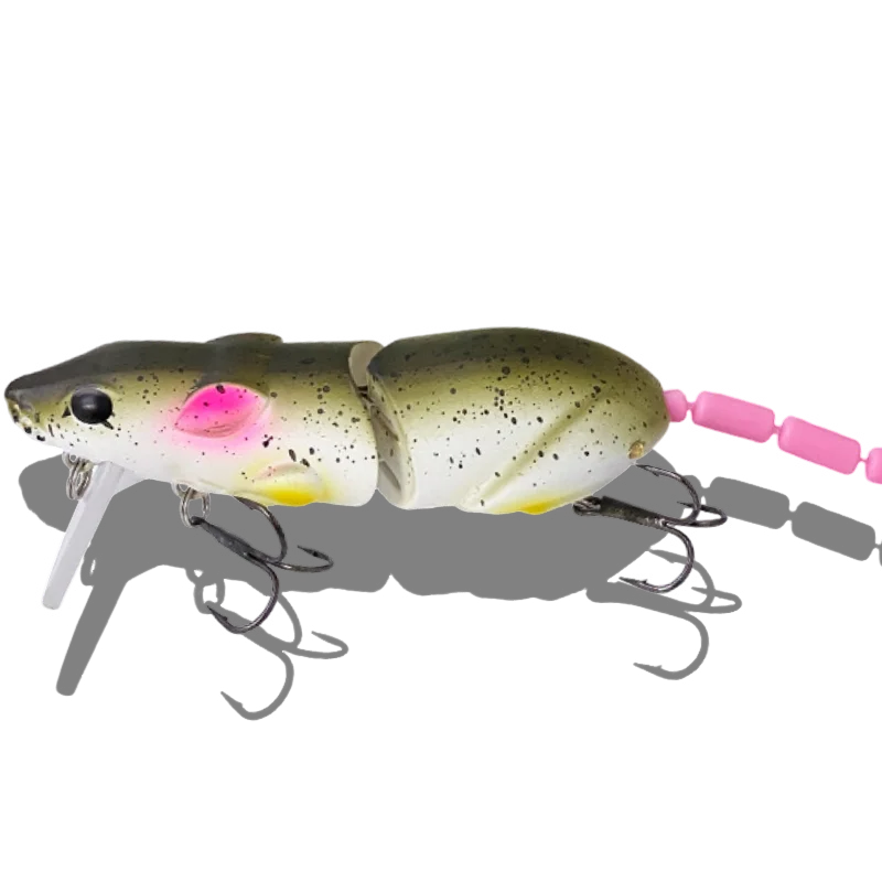 1PCS Swimbaits Mouse Lures Artificial Floating Surface 85mm/17g Wobblers Bionic Spro BBZ Rat Baits For Pike Fishing Pesca Bass