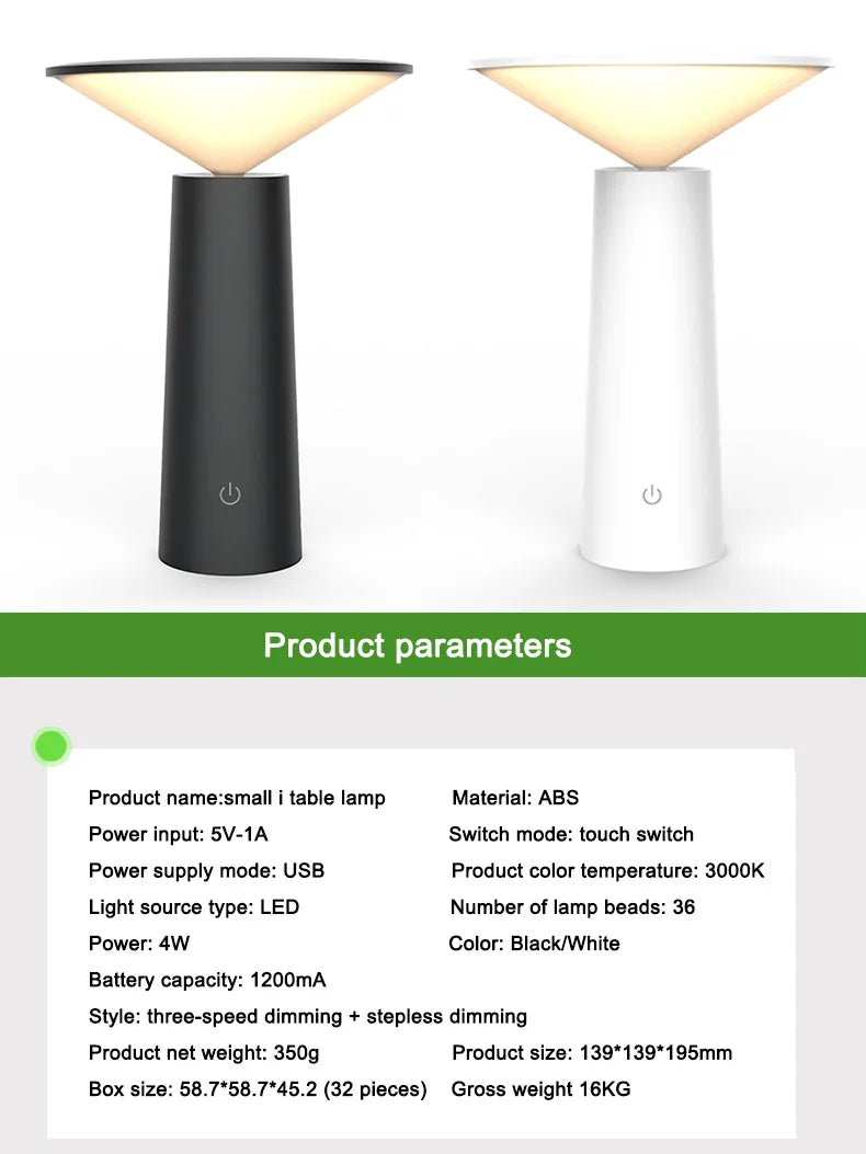 Aesthetic Creative Table Lamp Home Decoration Simple Eye Protection Atmosphere Restaurant Hotel Cafe Decoration  Table Light