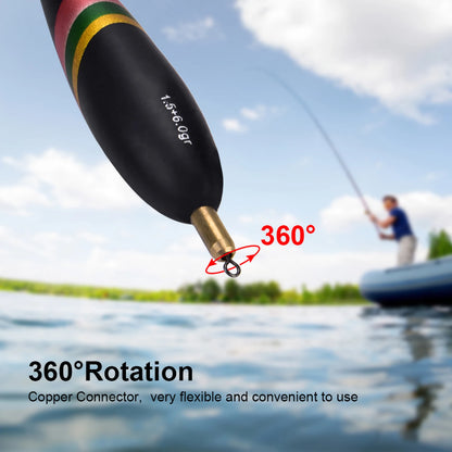 1.5+6g 1.5+5g 1.5+4g  Wooden Fishing Floats Set Bobbers Tackle Accessory Fishing  Bobber Fishing Accessory