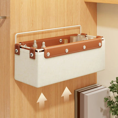 Bathroom Storage Basket Decor Compact Multipurpose Convenient Wall Shelf Sundries Organizer for Hotel Home Farmhouse Dorm Office