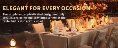 LED Cordless Table Lamp Retro Bar Metal Desk Lamps Rechargeable Touch Dimming Night Light Restaurant Bedroom Home Outdoor Decor