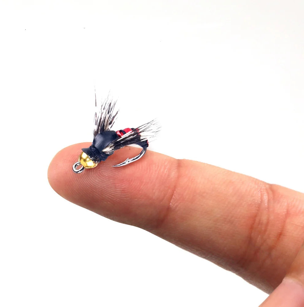 1pcs/5pcs/10pcs Sinking Wet Fly Fishing Lures Artificial Insects Hook Mosquito Micro Fly Flies Bait Bass Trout Lures Tackle