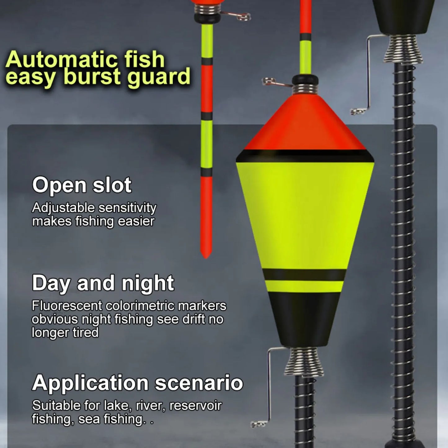 Automatic Fishing Float Fishing Accessories Sets Fast Fishing Bobber Set Fishing Float Device