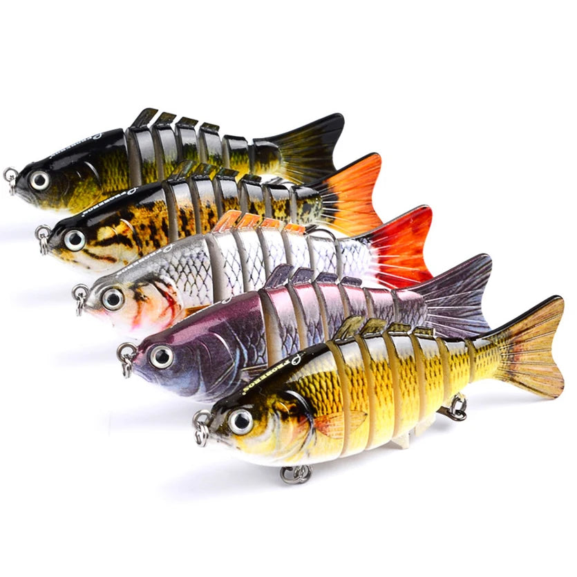 Ultimate Multi-Jointed Swimbait - Lifelike Sinking Lure, Targets Wide Range of Fish for Fresh & Saltwater Angling