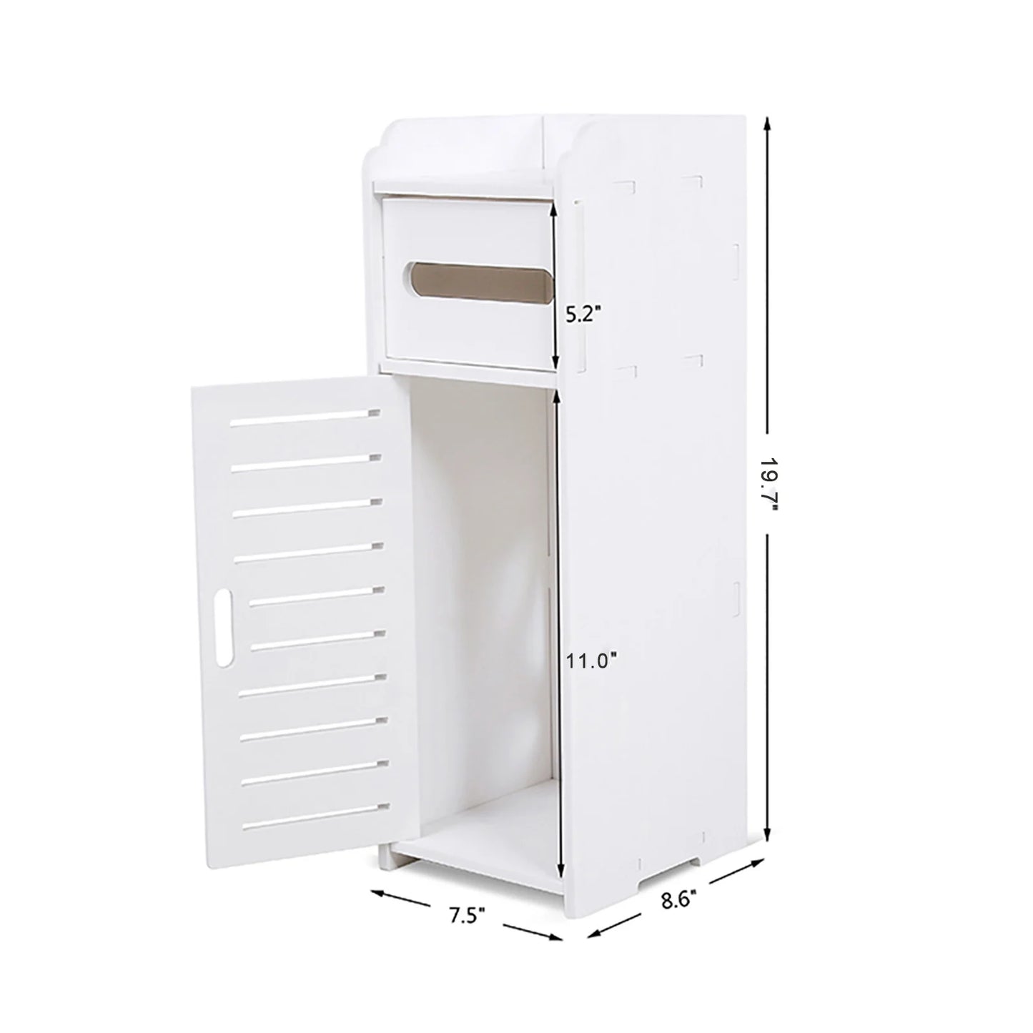 Bathroom Cabinet White Wooden Bathroom Cabinet Toilet Storage Shelf  Organizer Toilet Cabinet Wooden Bathroom Cabinet