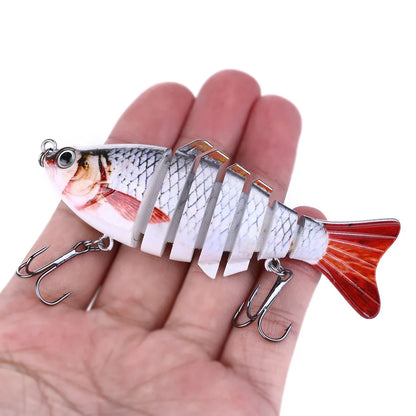 Ultimate Multi-Jointed Swimbait - Lifelike Sinking Lure, Targets Wide Range of Fish for Fresh & Saltwater Angling