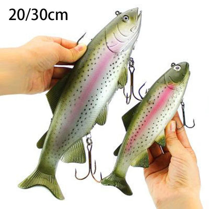 Artificial Wobblers Bait 20/30cm Big Size Sea Fishing Lure Soft Simulate Swimbait Crank Bait for Deep Sea Fish Pike Pesca Tackle