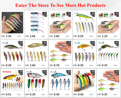 1pcs Fishing Lures 7cm 19g VIB Bait Artificial Make 5 Colors Available Bass Crankbait Wobblers Fishing Tackle Pesca.