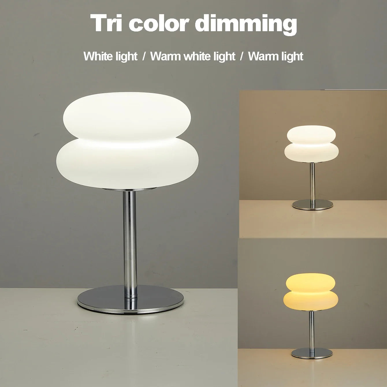 Bedside table PC lampshade LED energy-saving lamp mushroom-shaped table lamp simple decorative night light