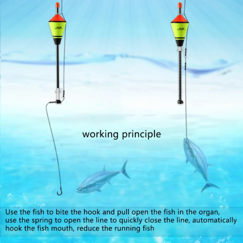 Automatic Fishing Float Fishing Accessories Sets Fast Fishing Bobber Set Fishing Float Device