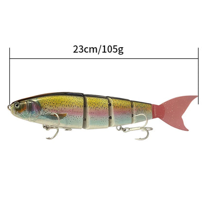 Swimbait Lure Jointed Floating Glide Giant Bait For Big Bass Catfish Musky Walleye Hard Lure GiantBait Balam245 Lure Fishing