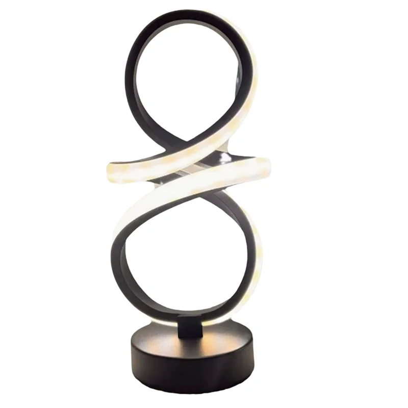 RALCA-LED Table Lamp Lighting Fixture Forstudy Bedroom Bedside Living Room Office Bookcase