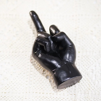 Home Decoration Desktop Living Room Entrances Trendy Play Resin Crafts Cute Middle Finger Ins Style Room Decor Hip Hop