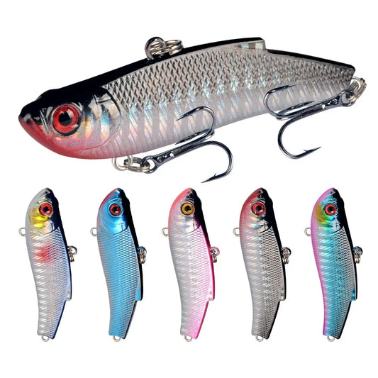 1pcs Fishing Lures 7cm 19g VIB Bait Artificial Make 5 Colors Available Bass Crankbait Wobblers Fishing Tackle Pesca.