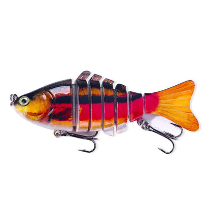 10cm 15g 7-segement Swimbait Pike Wobblers Crankbait Fishing Lure Multi Jointed Hard Bait Musky Sinking Isca Artificia