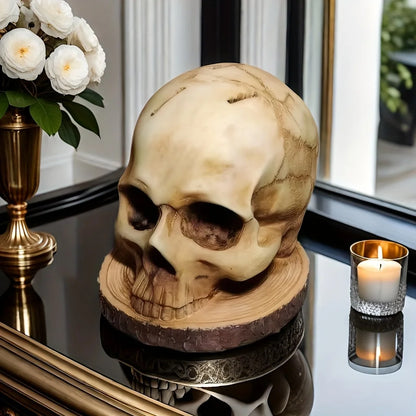 Kitchen Knives Holder Skull Skeleton Knives Stand Scary Party Storage Rack Decor Horror Head Organizers Rack Kitchen Accessories