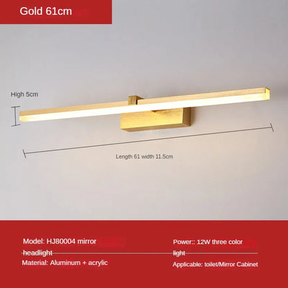 LED Bathroom Mirror Cabinet Light, Minimalist Mirror Front Light, Bathroom Wall Light, Indoor Decorative Lighting Wall Light