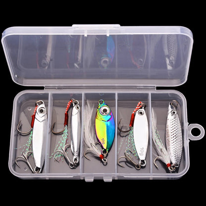 5pcs/lot Wobbler lures 3g/10g/15g Metal Vib Fishing Lure set Sinking Hard Metal VIB Sea Fishing Lures Artificial Pesca Bait