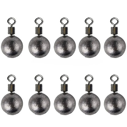 10pcs/Lot Fishing Weights Sinkers 3.5g 5g 7g 10g 14g 20g Fishing Sinker Carp Fishing Tackle Accessories