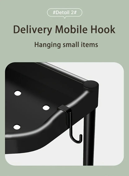 Kitchen Seasoning Shelf Spice Countertop Corner Stands Easy To Clean Space Saving Chopstick Organizer Housewear & Furnishings