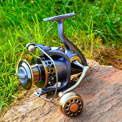 DR Full Metal Line Cup Fishing Reel LUYA SPINNING WHEELS SEA ROD REELS Front Unloading Spinning Wheel 3BB 5-10kg Pulling Power