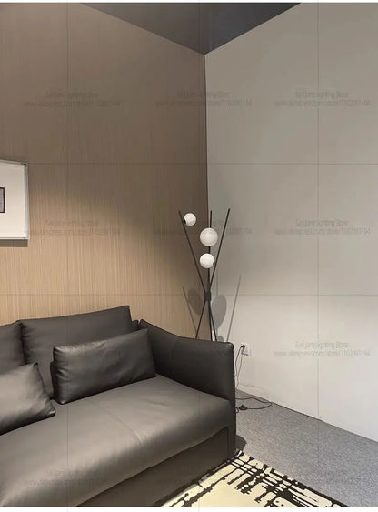 Ball Floor Lamp Living Room Lighting Designer Bedroom Sofa Environment Lamp Internet Celebrity Creative Floor Lamp Desktop Desk