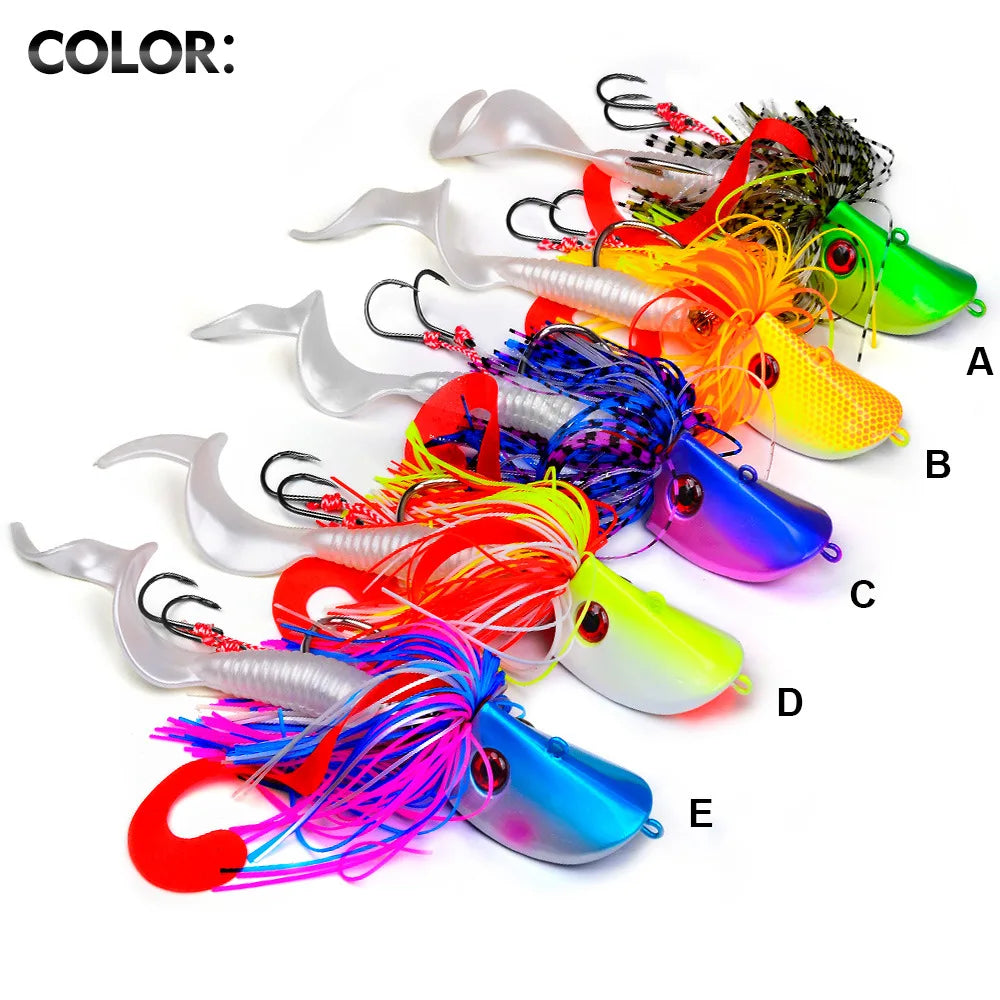 Jigging Head Bait 20g-100g Artificial Pike Fish Bait Bass Baits Blackfish Fishing Lure Wobbler Bladed Skirted Swim Saltwater Jig
