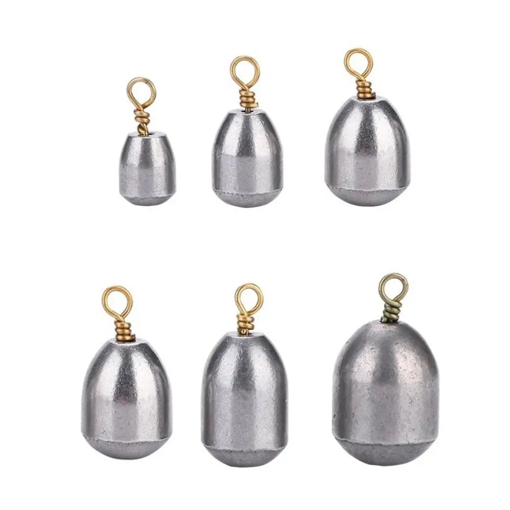 5pcs/10pcs Fishing Sinkers Drop Shot Fishing Sinker Weight Bass Swivel Fishing Shot Weight 4 7 10 14 20 28g 5pcs/10pcs