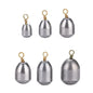 5pcs/10pcs Fishing Sinkers Drop Shot Fishing Sinker Weight Bass Swivel Fishing Shot Weight 4 7 10 14 20 28g 5pcs/10pcs