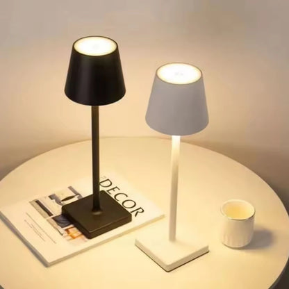 Modern LED Table Lamp Touch Tricolour For Living Room Bedroom Study Room Restaurant Hotel Desktop Decorative Lighting Fixtures