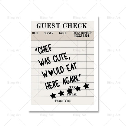 Kitchen Quote Wall Decor Black Beige This Kitchen Is for Dancing Wall Art Posters Shop Cafe Room Decor Canvas Painting Prints