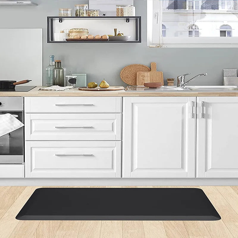 Kitchen Mat Cushioned Anti-Fatigue Rug,17.3"x 47.2",Thick Waterproof Non-Slip Kitchen Mats and Rugs Heavy Duty Ergonomic Comfort