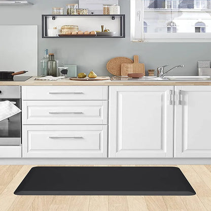 Kitchen Mat Cushioned Anti-Fatigue Rug,17.3"x 47.2",Thick Waterproof Non-Slip Kitchen Mats and Rugs Heavy Duty Ergonomic Comfort