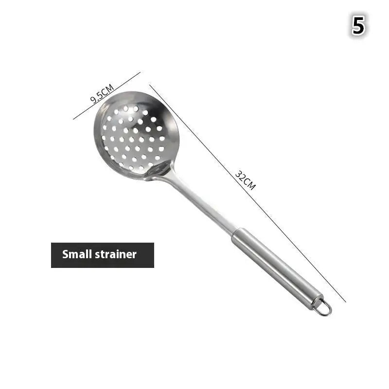 Kitchen Cookware Cooking Utensils Stainless Steel Shovel Soup Spoon Turner Utensils Dinnerware Cooking Tool Kitchen Gadgets
