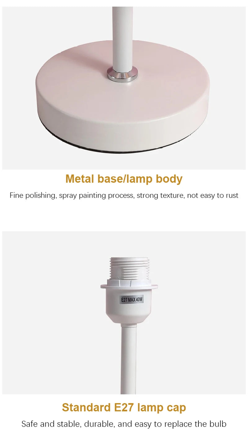 LED Table Lamps Study Bedroom Decoration Bedside Tables Rechargeable Light Touch Remote Control  Cloth Cover Reading Desk Lamp