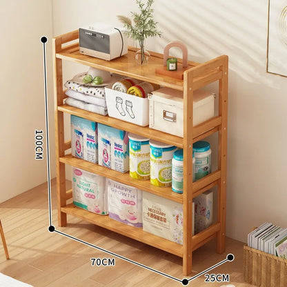 Kitchen shelf, floor standing multi-layer product collection, household pot seasoning shelf, fruit and vegetable bowl and dish