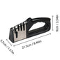 Kitchen 4 Segment Knife Sharpener Multifunctional Portable Non-slip Base Knife Sharpener Household Kitchen Gadgets Accessories