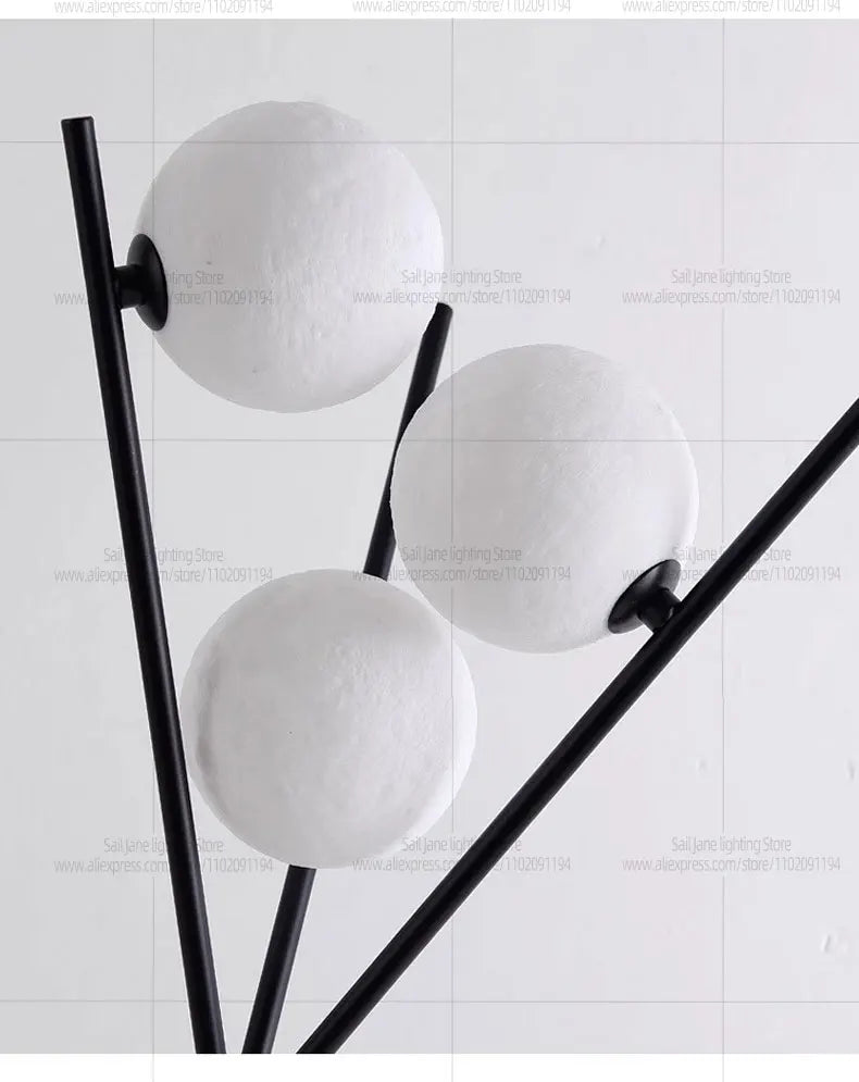 Ball Floor Lamp Living Room Lighting Designer Bedroom Sofa Environment Lamp Internet Celebrity Creative Floor Lamp Desktop Desk