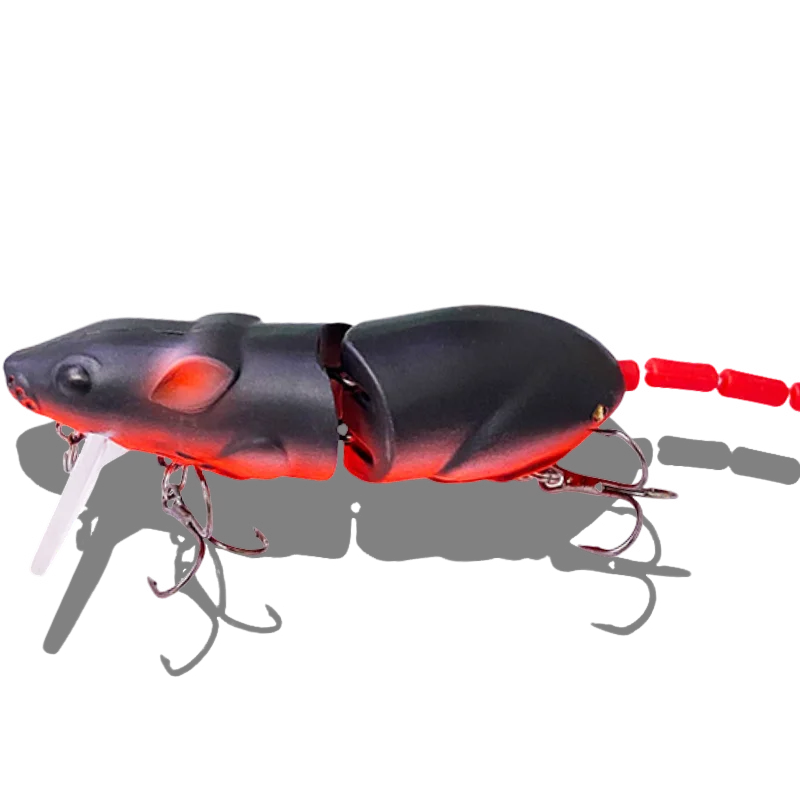 1PCS Swimbaits Mouse Lures Artificial Floating Surface 85mm/17g Wobblers Bionic Spro BBZ Rat Baits For Pike Fishing Pesca Bass