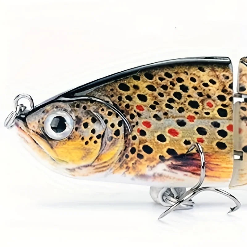 25cm/9.84inch Big Fishing Lure 4 Segment Sinking Swimbait 135g Crankbait Hard Bait Slow Game Artificial Huge