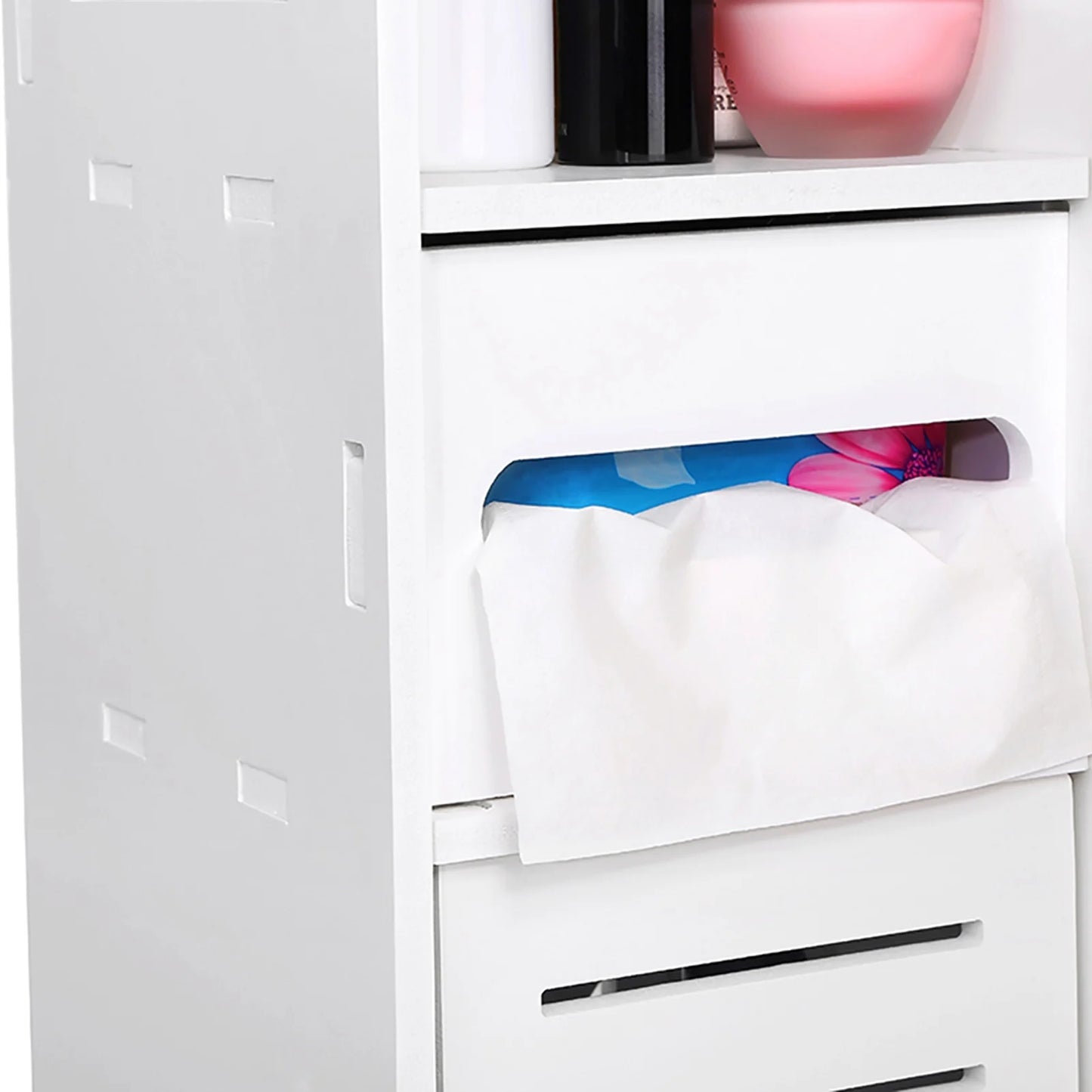 Bathroom Cabinet White Wooden Bathroom Cabinet Toilet Storage Shelf  Organizer Toilet Cabinet Wooden Bathroom Cabinet